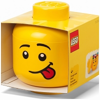 LEGO<sup>&reg;</sup> Storage Products: 40310806 Small Head Yellow - Silly NEW